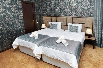 Фото номера Стандартный двухместный номер с 1 кроватью Отель MinAli Boutique Hotel г. Шеки 4